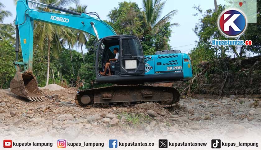 Pemkab Tanggamus Gelontorkan Rp3 Miliar Bangun Jembatan Sampang Turus