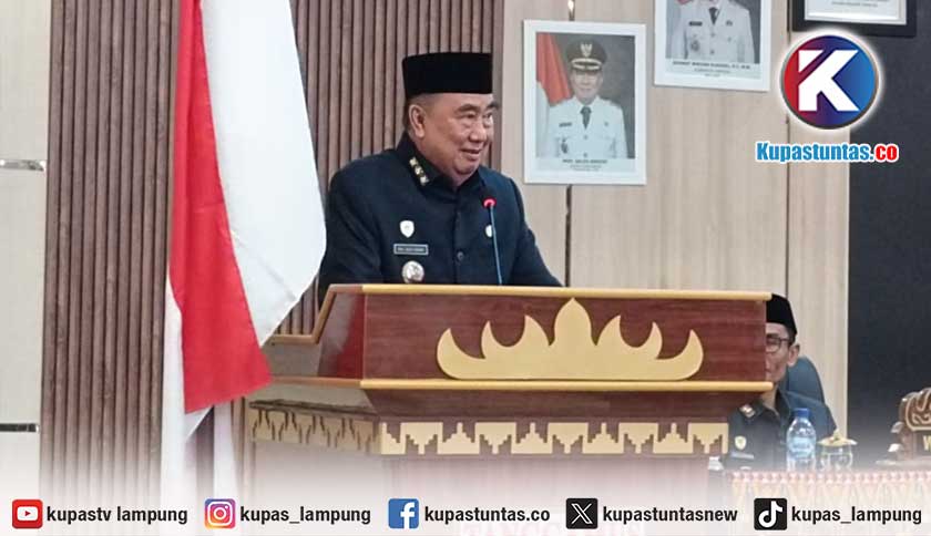 Bupati Saleh Asnawi Ajukan Rancangan APBD Tanggamus 2027 Sebesar  Rp1,74 Triliun