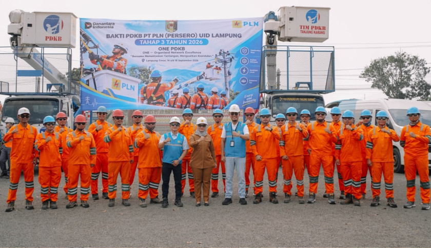 Jelang Hari Kesaktian Pancasila, PDKB PLN UID Lampung Catat 4.252 MWh Pekerjaan Tanpa Padam Sepanjang 2026