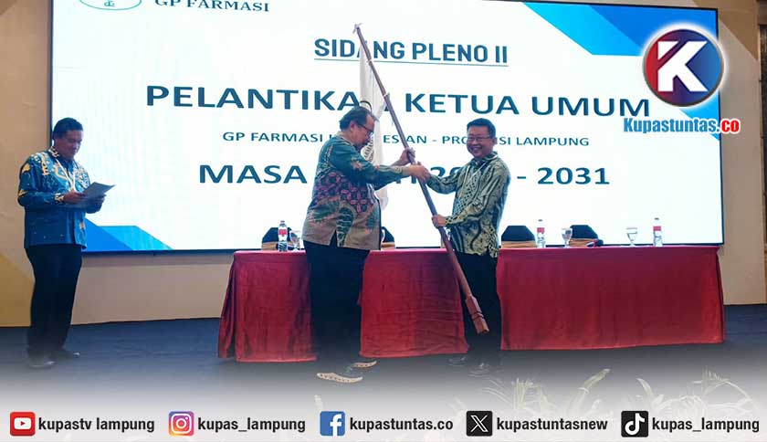 Endeng Kusuma Pimpin Tiga Periode, GP Farmasi Lampung Soroti Tantangan Distribusi Obat ke Pelosok