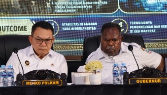Menkopolkam Apresiasi Langkah Polda-TNI Bersama Pemda dalam Pemulihan Keamanan di Papua Barat Daya