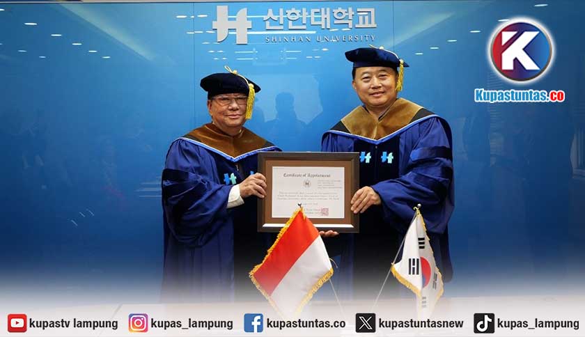Luar Biasa, Prof HM Nasrullah Yusuf Rektor Teknokrat Ditetapkan Sebagai Chair Professor di Dua Universitas Korea Selatan