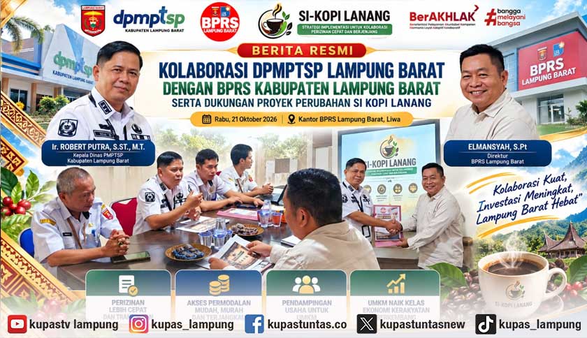 Dinas Penanaman Modal Lampung Barat Gandeng BPRS Permudah Akses Modal bagi UMKM