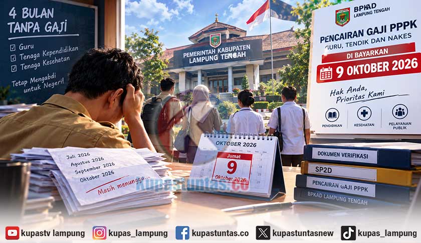 Gaji PPPK Lampung Tengah 4 Bulan Belum Cair, BPKAD Pastikan Dibayarkan 9 Oktober
