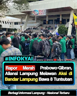 Rapor Merah Prabowo-Gibran, Aliansi Lampung Bawa 8 Tuntutan