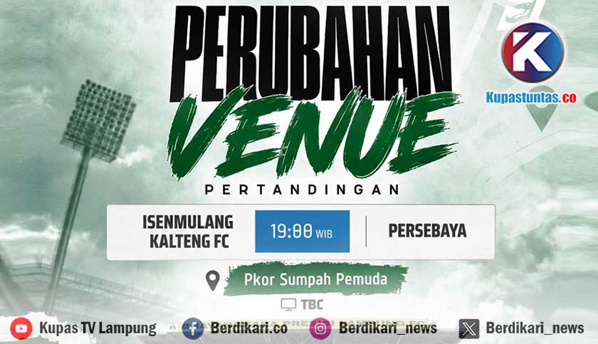 Gegara Asap Karhutla, Laga Isenmulang FC vs Persebaya Pindah ke Bandar Lampung