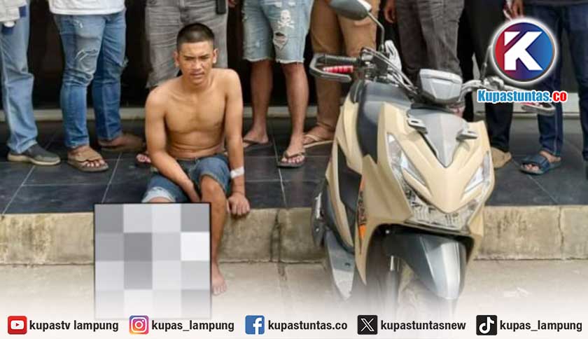 Serang Polisi Pakai Sajam, Residivis 16 TKP Curanmor Ditembak di Tulang Bawang
