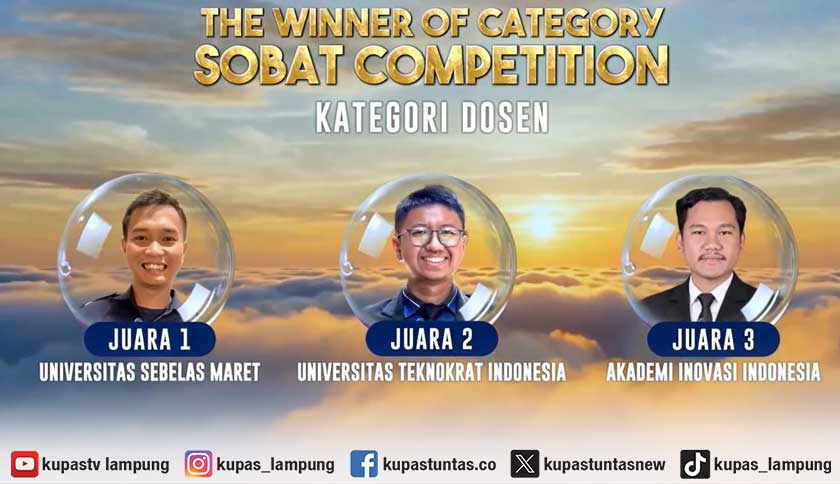Dosen Teknokrat Raih Juara 2 SOBAT Competition 2026 Tingkat Nasional