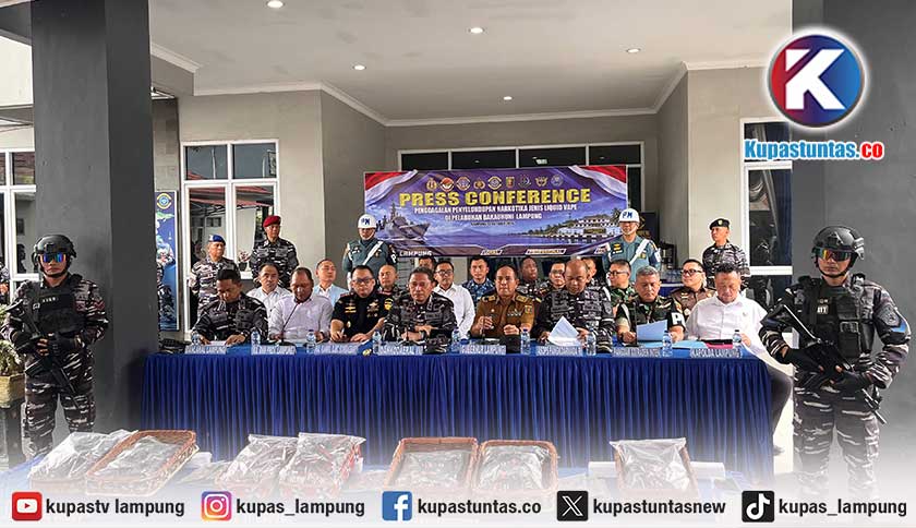 Disamarkan dengan Keripik Singkong, Pengiriman 4.364 Cartridge Vape Terindikasi Kokain Digagalkan di Bakauheni