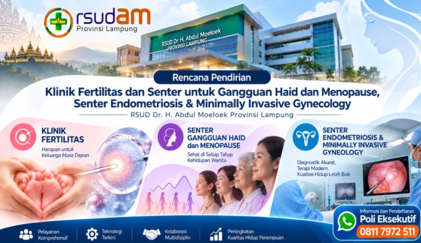 RSUDAM Siapkan Fertility Center Terintegrasi, Perluas Layanan Reproduksi dan Kesehatan Perempuan