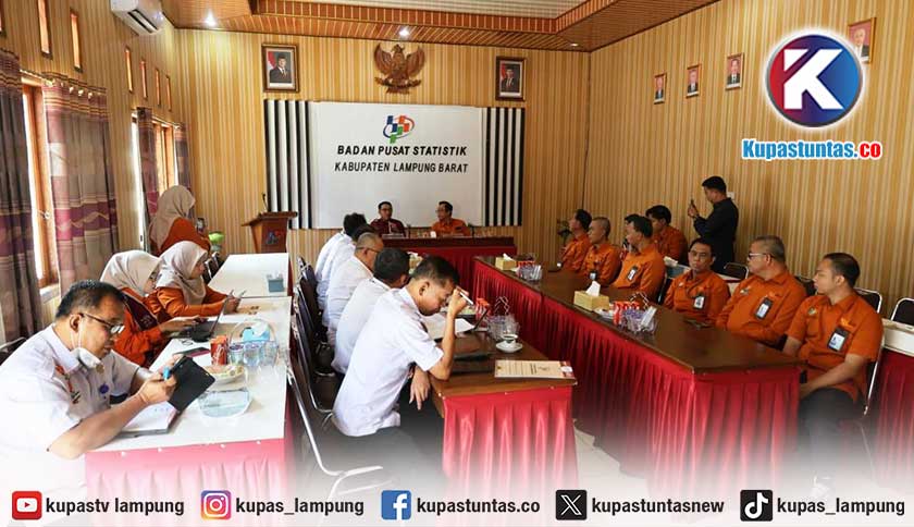 Kemiskinan Lampung Barat Turun Jadi 9,27 Persen, Parosil Minta BPS Susun Rekomendasi Konkret