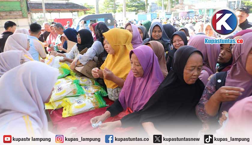 Pemkab Lampung Barat Gelar Pangan Murah, Beras 5 Kg Dijual Rp57 Ribu