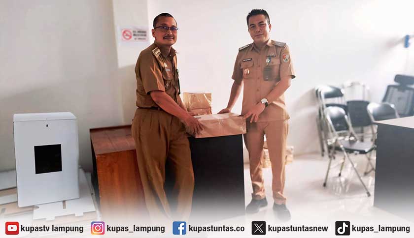 Cegah Pemalsuan, 58 Ribu Surat Suara Pilkati Tubaba Dilengkapi Barcode dan Watermark