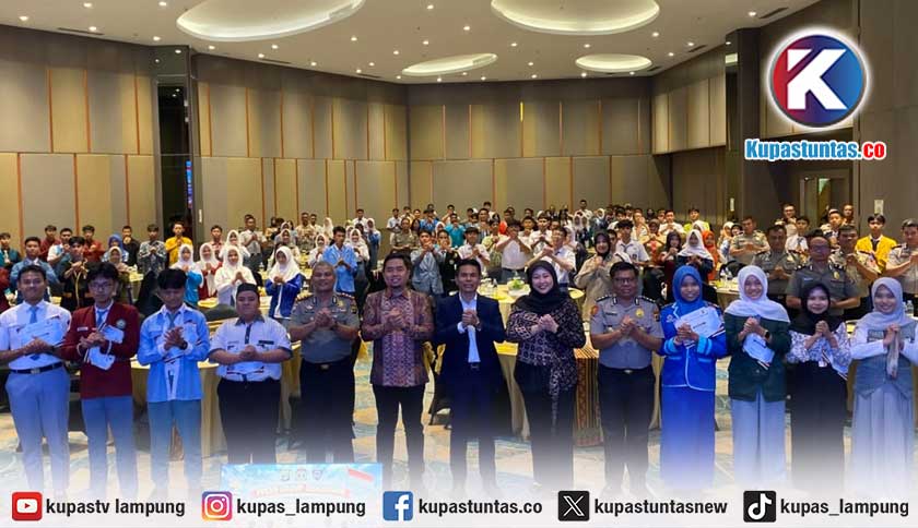 Dirbinmas Polda Lampung Gandeng Pengurus OSIS se-Lampung, Ajak Pelajar Jauhi Tawuran dan Bullying
