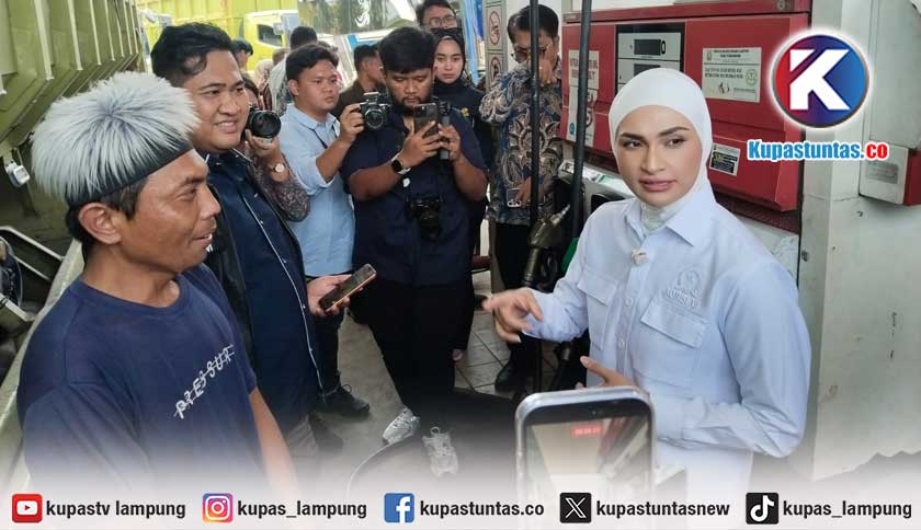 Sidak SPBU Lampung, Putri Zulhas Temukan QR Code Tak Sesuai dan Lambatnya Pengisian Solar