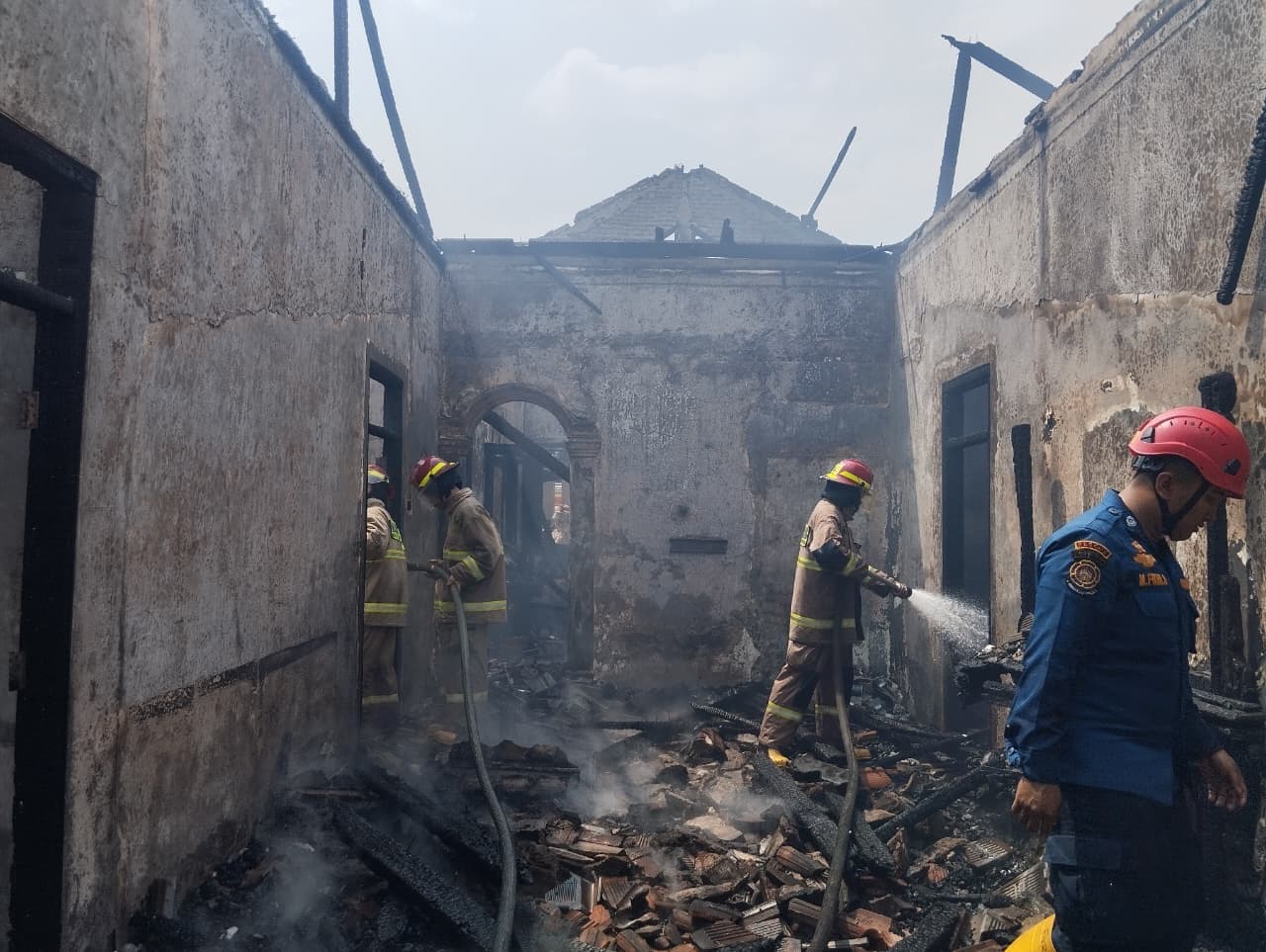 Rumah Permanen di Sukarame Bandar Lampung Ludes Terbakar, Kerugian Ditaksir Rp75 Juta