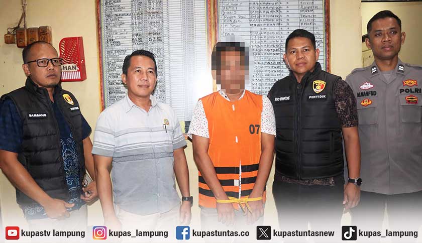 Kades Pematang Baru Lampung Selatan Ditahan, Diduga Korupsi APBDes Rp585 Juta