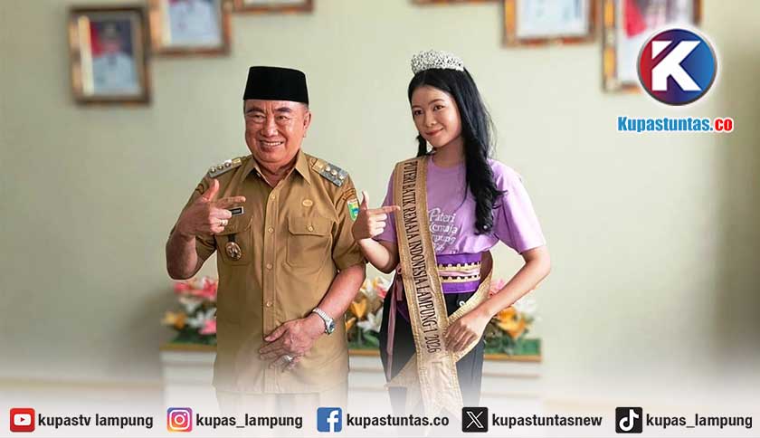 Haura Gazala Bawa Batik Khas Tanggamus ke Panggung Nasional
