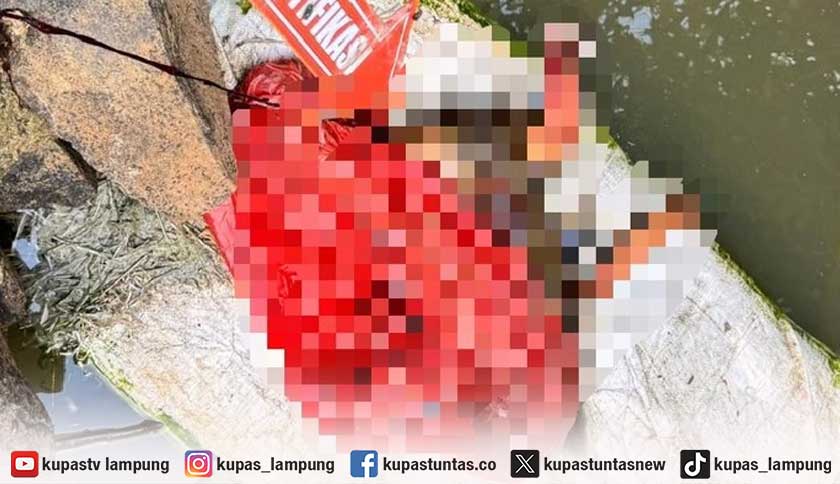 Jasad Bayi Perempuan Ditemukan di Sungai Lampung Utara, Polisi Temukan Sejumlah Luka