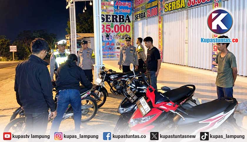Balap Liar Resahkan Warga Gisting, Polisi Sita Empat Motor