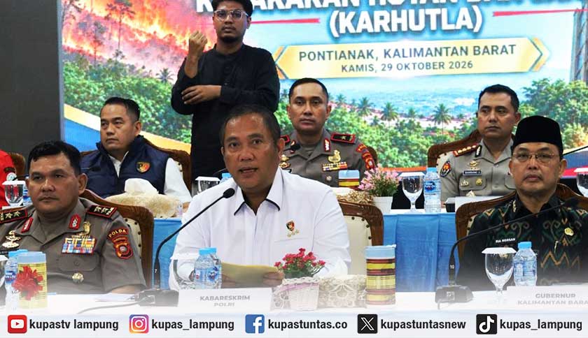 Polri Tetapkan 245 Tersangka Karhutla, Lampung Masuk Wilayah Penanganan Kasus