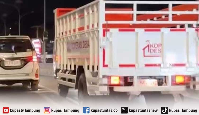 Viral Truk KDKMP Ugal-ugalan, Polda Lampung Turun Tangan
