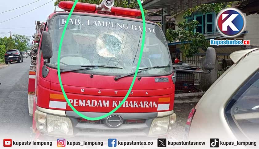 Buntut Kebakaran di Pekon Buay Nyerupa Lambar, Petugas Damkar Diduga Dipukul, Mobil Dirusak