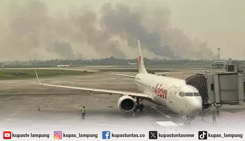 1.813 Penerbangan Terdampak Karhutla, Gangguan Asap Meluas hingga Papua dan Maluku