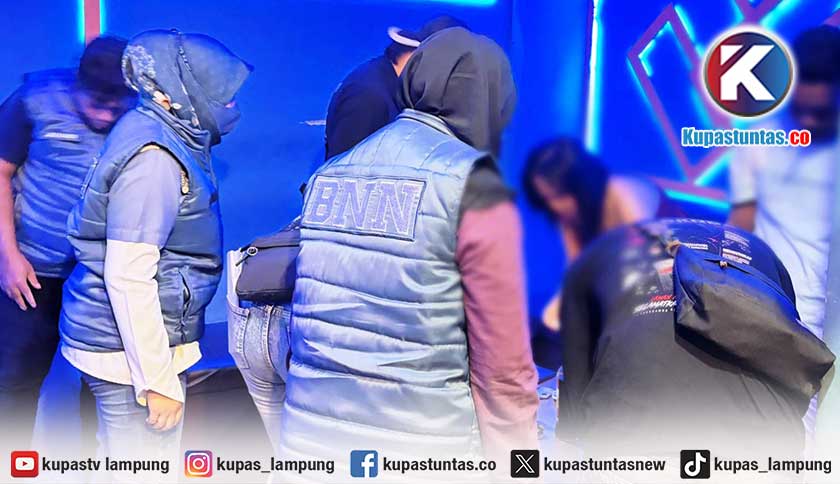 Tempat Hiburan hingga Taman Kota di Tanggamus Dirazia, Tiga Orang Positif Narkotika