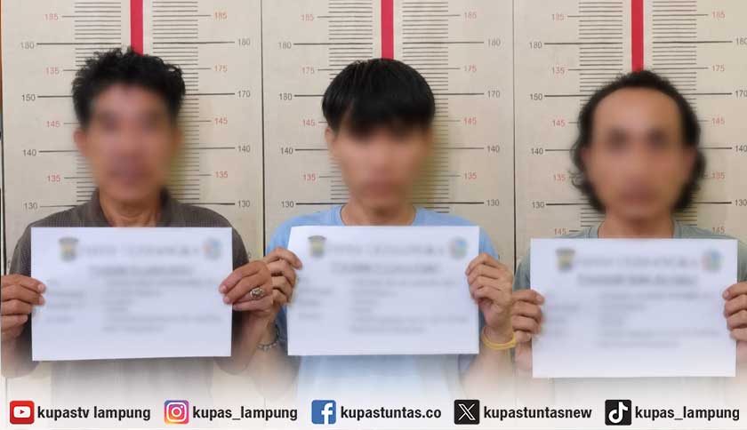 Gerebek Rumah di Gisting, Polisi Amankan Tiga Pria dan Alat Isap Sabu