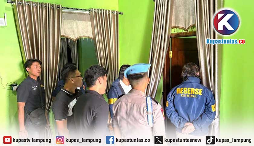 Polres Pesisir Barat Gerebek Dua Kampung Narkoba, Amankan Dua Pria dan Sita 67,64 Gram Ganja