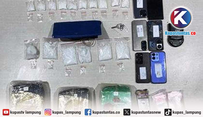 3,6 Kg Sabu Senilai Rp3,5 Miliar Disita dari Apartemen Bandar Lampung, 3 Pria Ditangkap