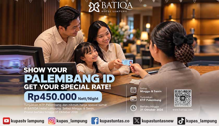 BATIQA Hotel Lampung Hadirkan Special Rate bagi Warga Palembang untuk Nikmati Waktu Berkualitas di Lampung