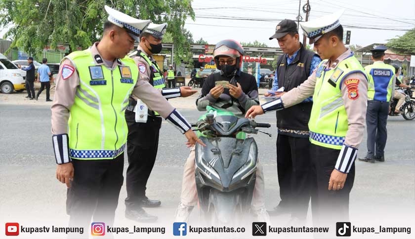 Lima Hari Operasi Patuh, Polisi Temukan 668 Pelanggaran di Pringsewu