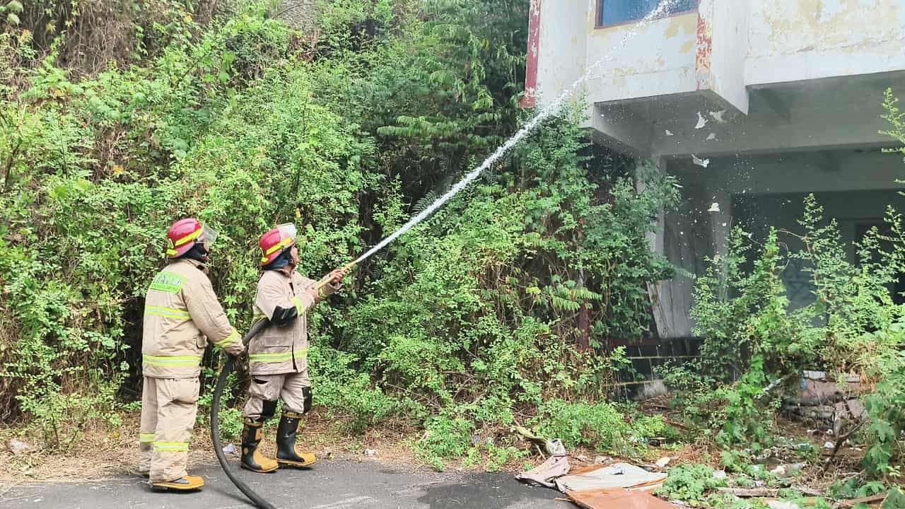 Gedung Bekas Kejari Bandar Lampung Terbakar, Ini Dugaan Penyebabnya