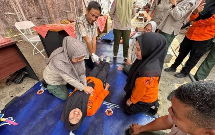 Pastikan Pesisir Aman, BPBD Bandar Lampung Perkuat Respon Cepat TRC Lewat Pelatihan BHD